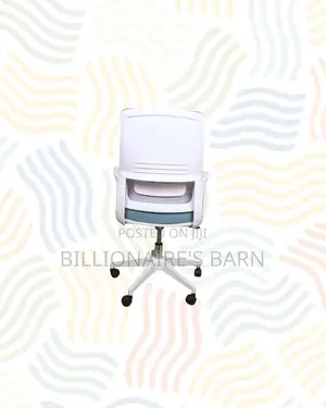 Practical White Mid Back Mesh Office Chair for Daily Office Comfort