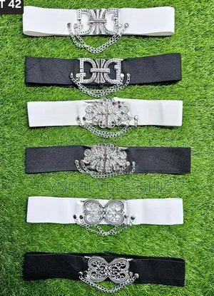 Fashion Belts _Elastic_ Waist Belt 2 PCS