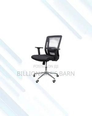 Practical Barn Origin Chair Mid Back Chrome for Daily Office Comfort