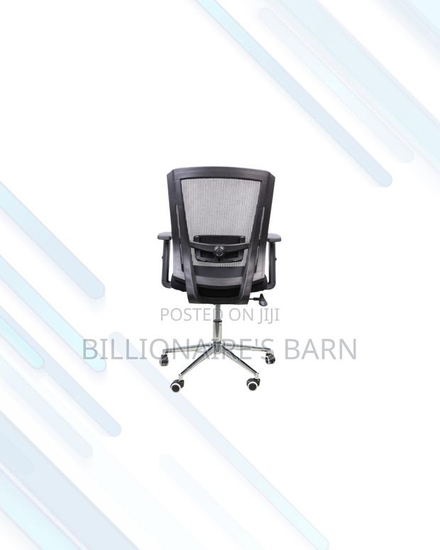 Practical Barn Origin Chair Mid Back Chrome for Daily Office Comfort - thumbnail 3