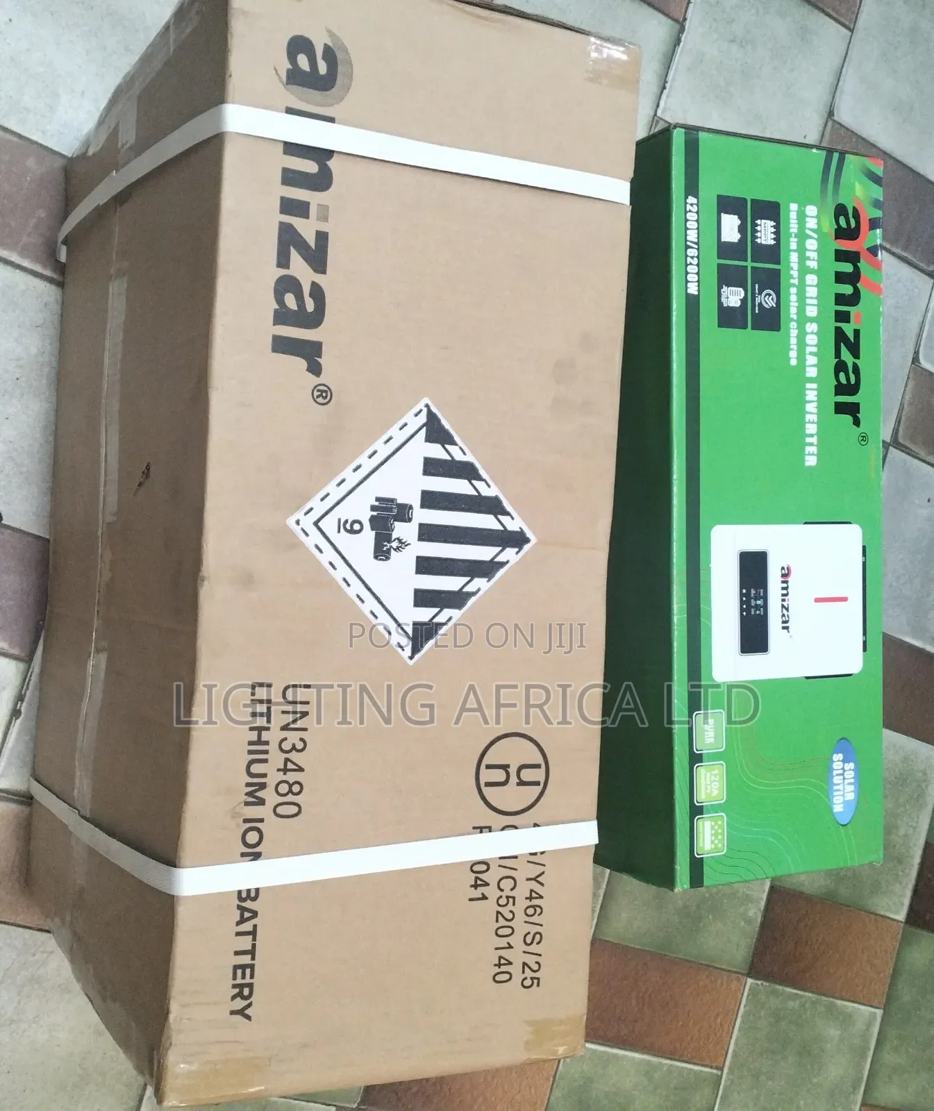 6.2kw Inverter - 5.12kwh Lithium -(6)595w Solar -Free Installation Kit