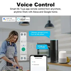 63a Din Rail Wifi Smart MCB With KWH Power Metering Tuya App