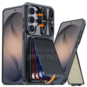 Samsung Galaxy S26ultra Camera Protect Magnetic Case With Card Holder