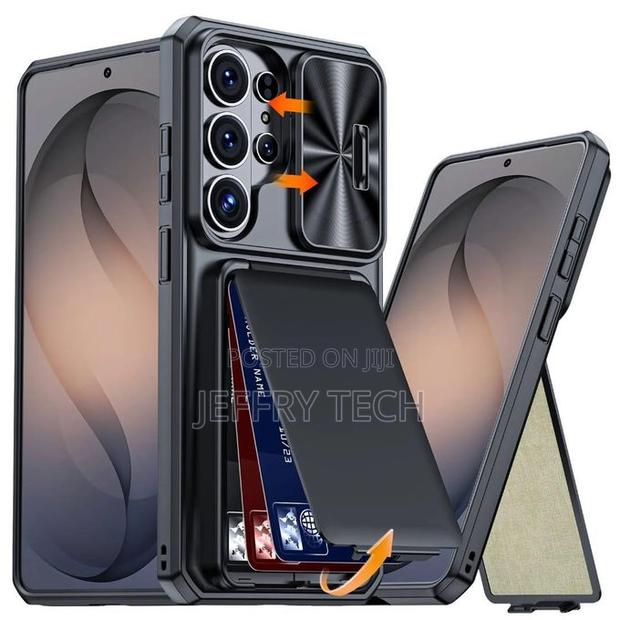 Samsung Galaxy S26ultra Camera Protect Magnetic Case With Card Holder