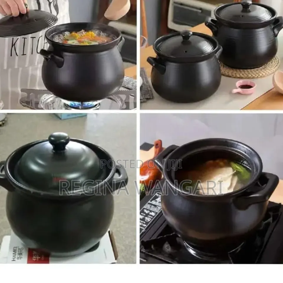 Porcelain Cooking Pot* 
Porcelain Is Harder, Denser, and Durable.