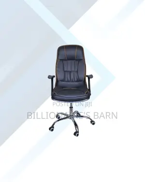 Executive Leather Office Chair High Back for Focused Work Sessions