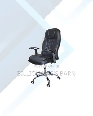 Executive Leather Office Chair High Back for Focused Work Sessions