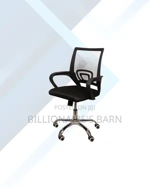 Secretarial Mesh Chair Ergonomic Design for Focused Work Sessions