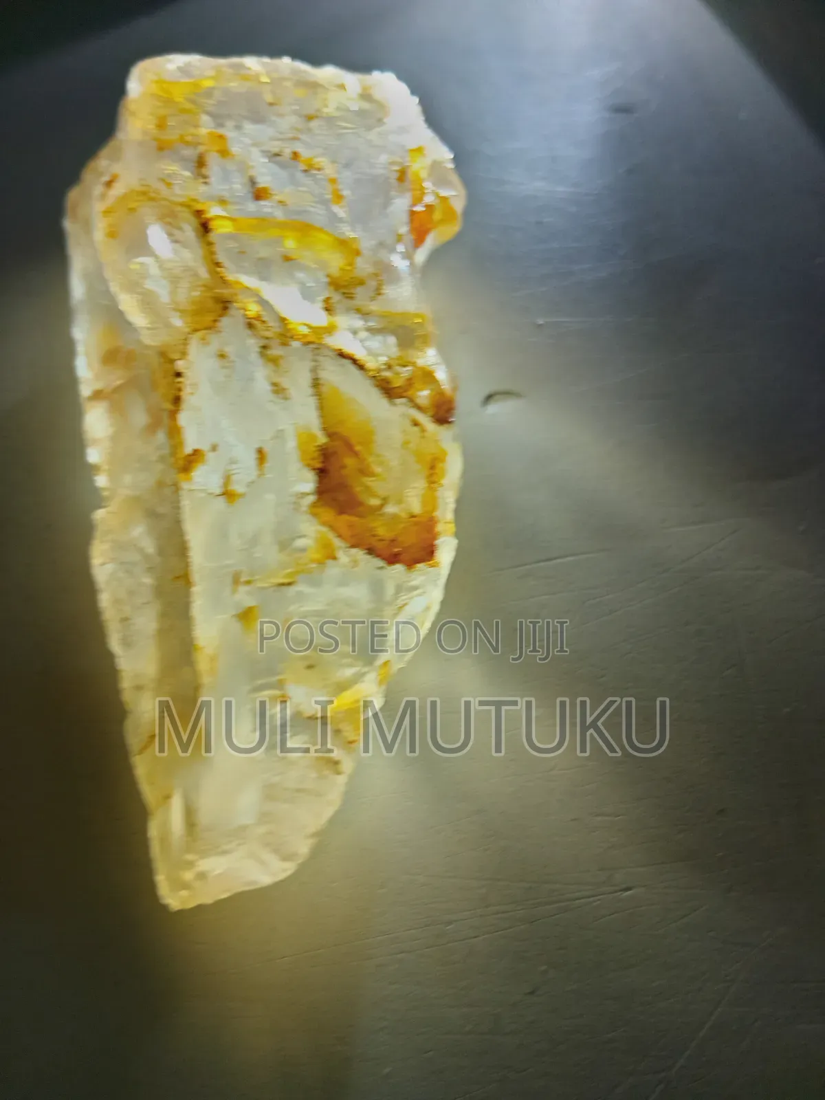 Large Natural Raw Quartz Crystal +Tourmaline+Geodestones/Machakos