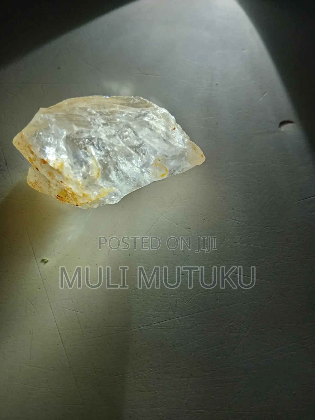 Large Natural Raw Quartz Crystal +Tourmaline+Geodestones/Machakos