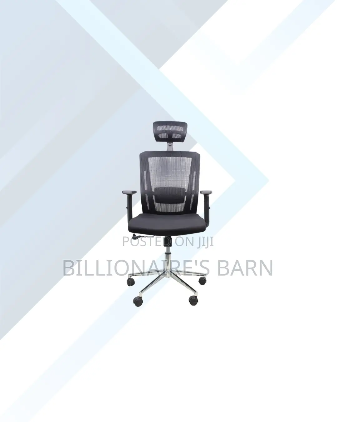 Mesh Office Chair With Headrest for Focused Work Sessions