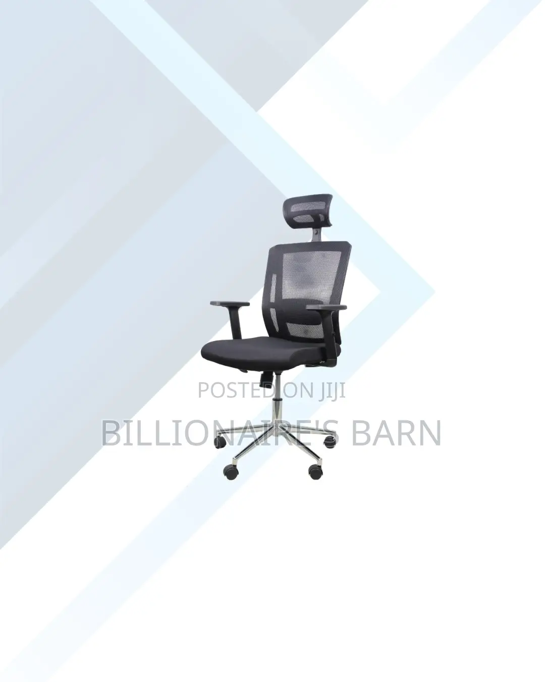 Mesh Office Chair With Headrest for Focused Work Sessions