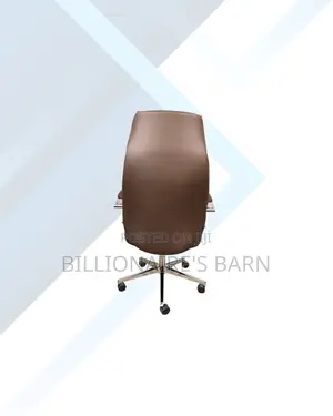 Brown Executive Leather Chair High Back for Focused Work Sessions