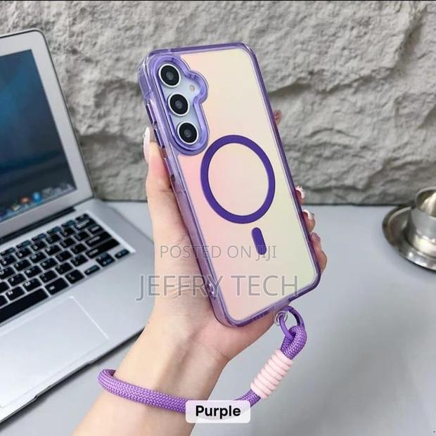 Magsafe2 for Samsung Galaxy A57 5g Gradient Laser Magnetic Case Cover - main view