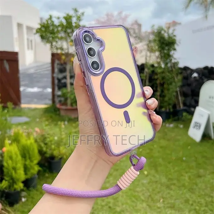 Magsafe2 for Samsung Galaxy A57 5g Gradient Laser Magnetic Case Cover