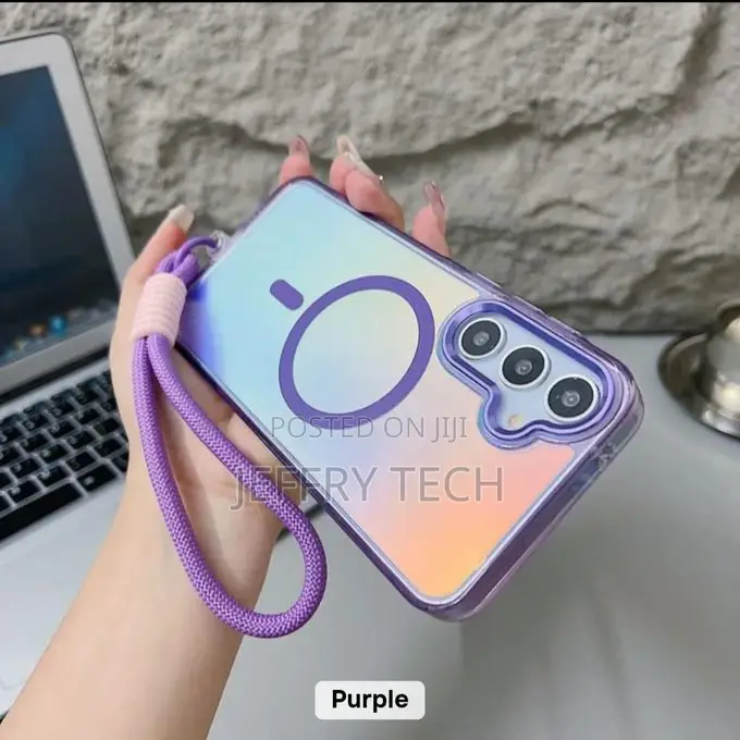 Magsafe2 for Samsung Galaxy A57 5g Gradient Laser Magnetic Case Cover