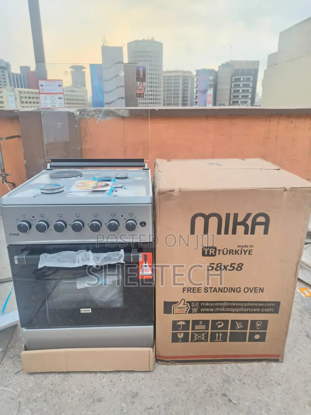 Cooker 58 X 58 3 Gas +1 Mika Stand Cooker