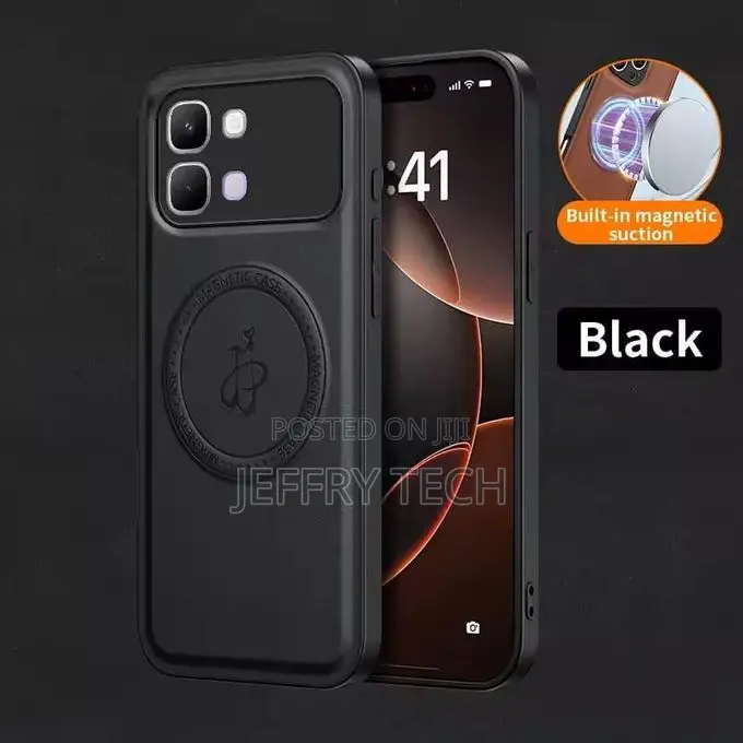 Case for Infinix Note Edge 5g Leather Wireless Charging Magnetic P