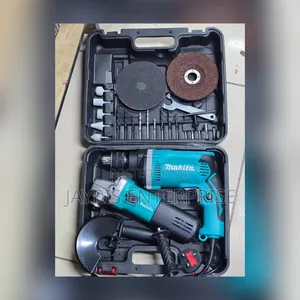 Makita Grinder + Drill Combo All Components Included at at