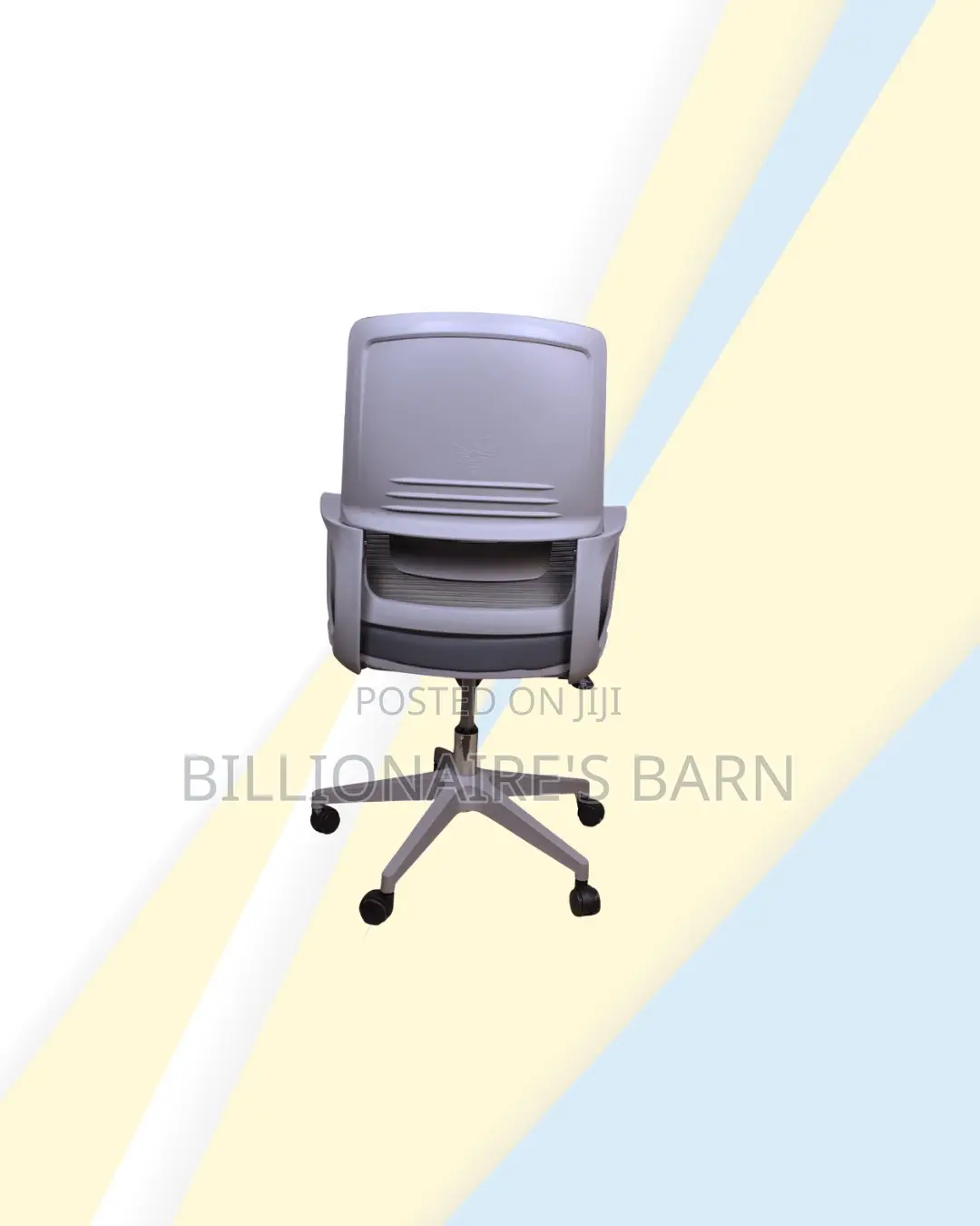 Practical Grey Mid Back Mesh Office Chair for Focused Work Sessions