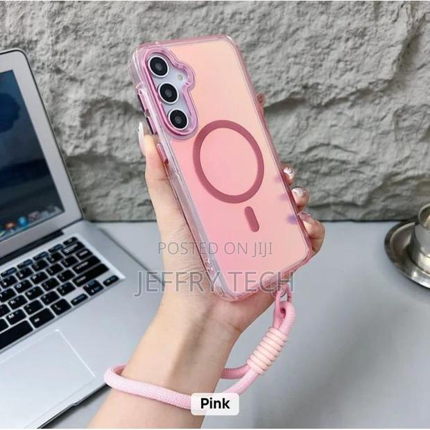 Magsafe2 Case for Samsung Galaxy A37 Gradient Laser Magnetic Case Cov