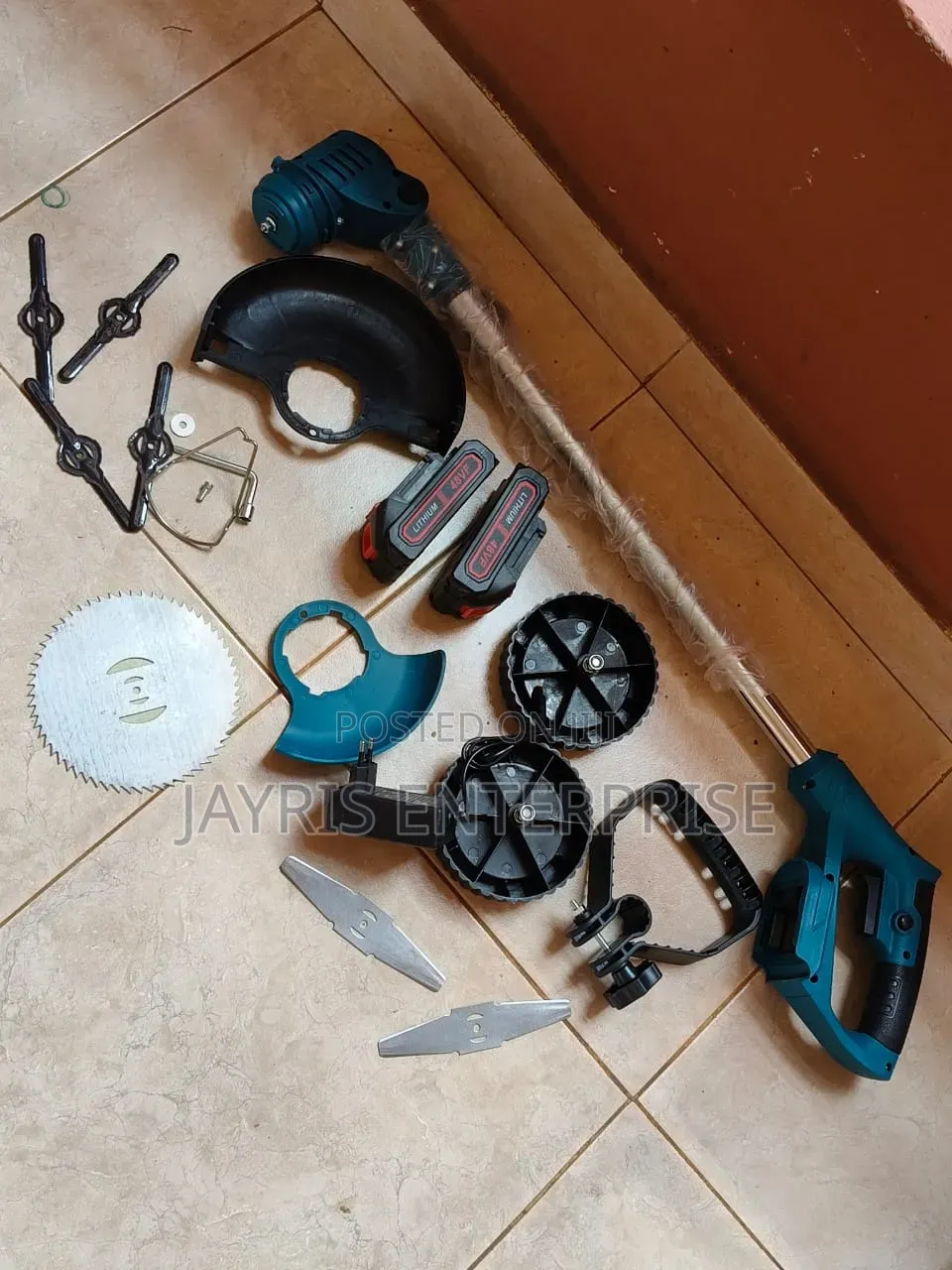 48v Cordless Lawn Mower
With Trolly Legs
8blades
 at 