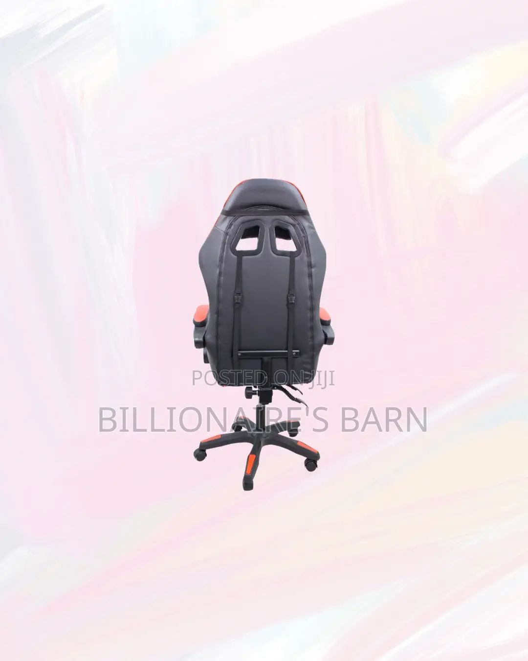 Red Racing Gaming Chair Ergonomic Support for Focused Work Sessions