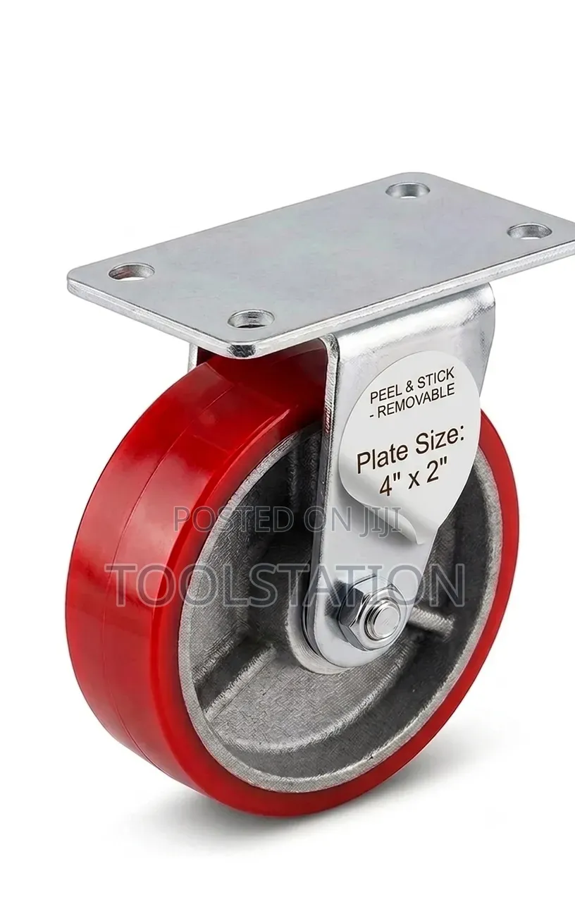 Castor Wheel Extreme Heavy Duty 4 X 2 Inch Fixed 250kg Load
