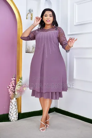 Shift Chiffon Dress