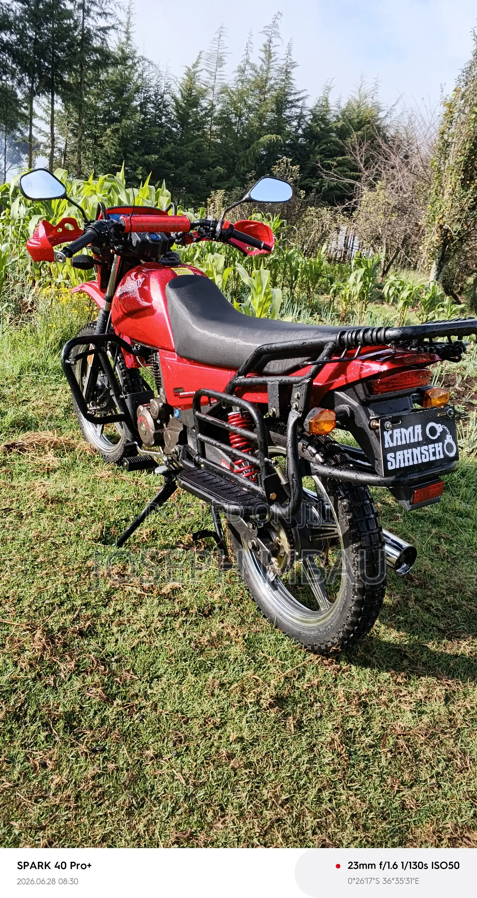 New Shineray XY175GY 2026 Red