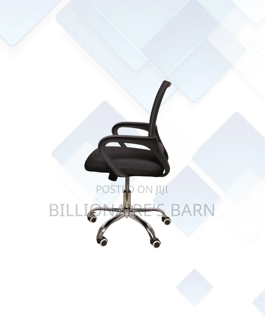 Secretarial Mesh Office Chair Ergonomic Design for Home Office Use
