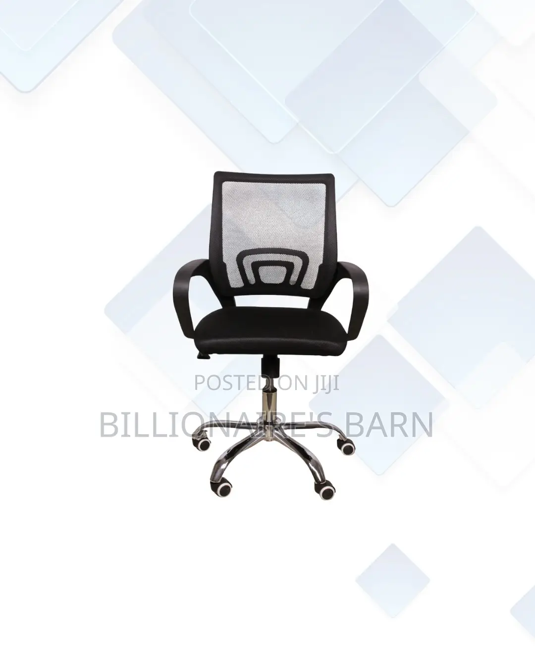 Secretarial Mesh Office Chair Ergonomic Design for Home Office Use