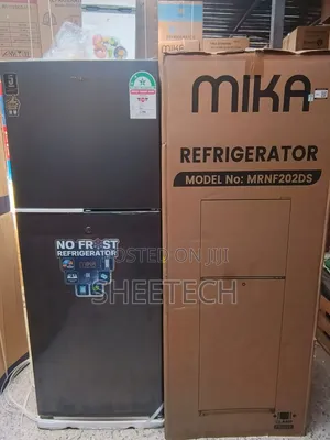 Mika 202litres No Frost Double Fridge
