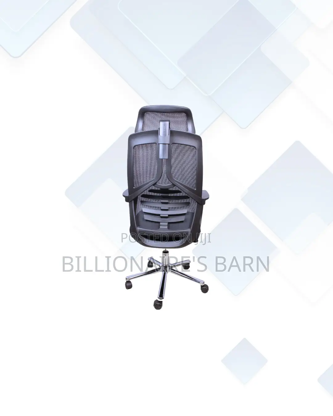 Practical High Back Mesh Office Chair Support for Home Office Use