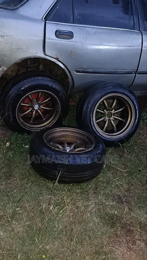 R15 9j Offset Watanabe 8spoke Rims + R15/65/205 Tyres