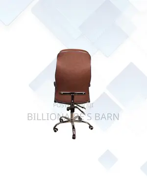 Ergonomic Executive Leather Chair High Back for Home Office Use