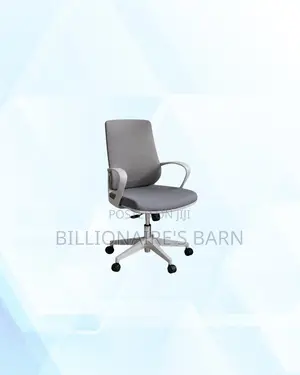 Practical Grey Mid Back Mesh Office Chair for Home Office Use