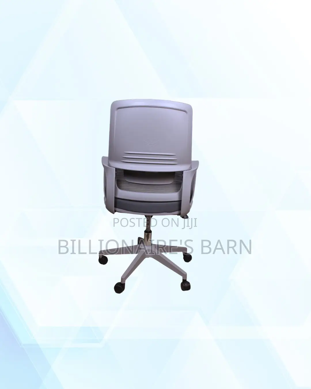 Practical Grey Mid Back Mesh Office Chair for Home Office Use