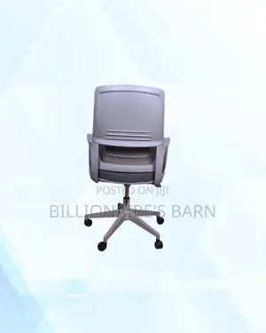 Practical Grey Mid Back Mesh Office Chair for Home Office Use