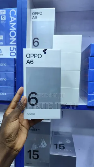 New Oppo A6 256 GB Black