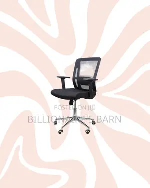 Practical Barn Origin Chair Mid Back Chrome for Home Office Use