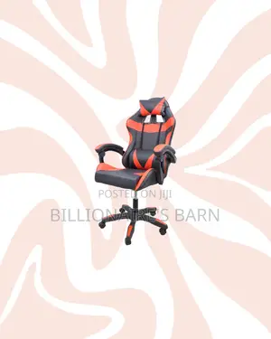 Red Racing Gaming Chair Ergonomic Support for Home Office Use