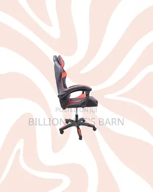 Red Racing Gaming Chair Ergonomic Support for Home Office Use
