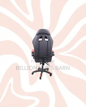 Red Racing Gaming Chair Ergonomic Support for Home Office Use