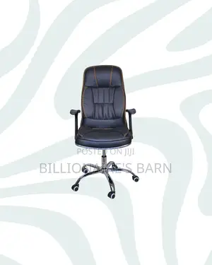 Executive Leather Office Chair High Back for Long Sitting Hours