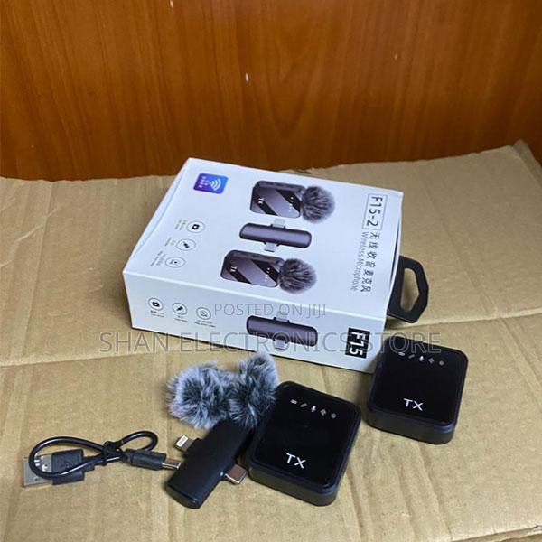 Type-C Noise Reduction – F11-2 Wireless Lavalier Mic Plug-and-Play,
