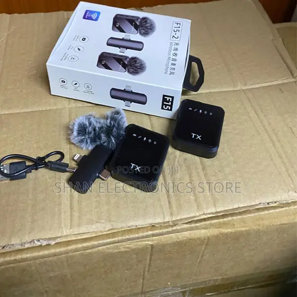 Plug-and-Play3-in-1 Wireless Lavalier Mic Dual With Noise Cancellation