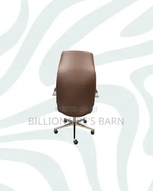 Brown Executive Leather Chair High Back for Long Sitting Hours