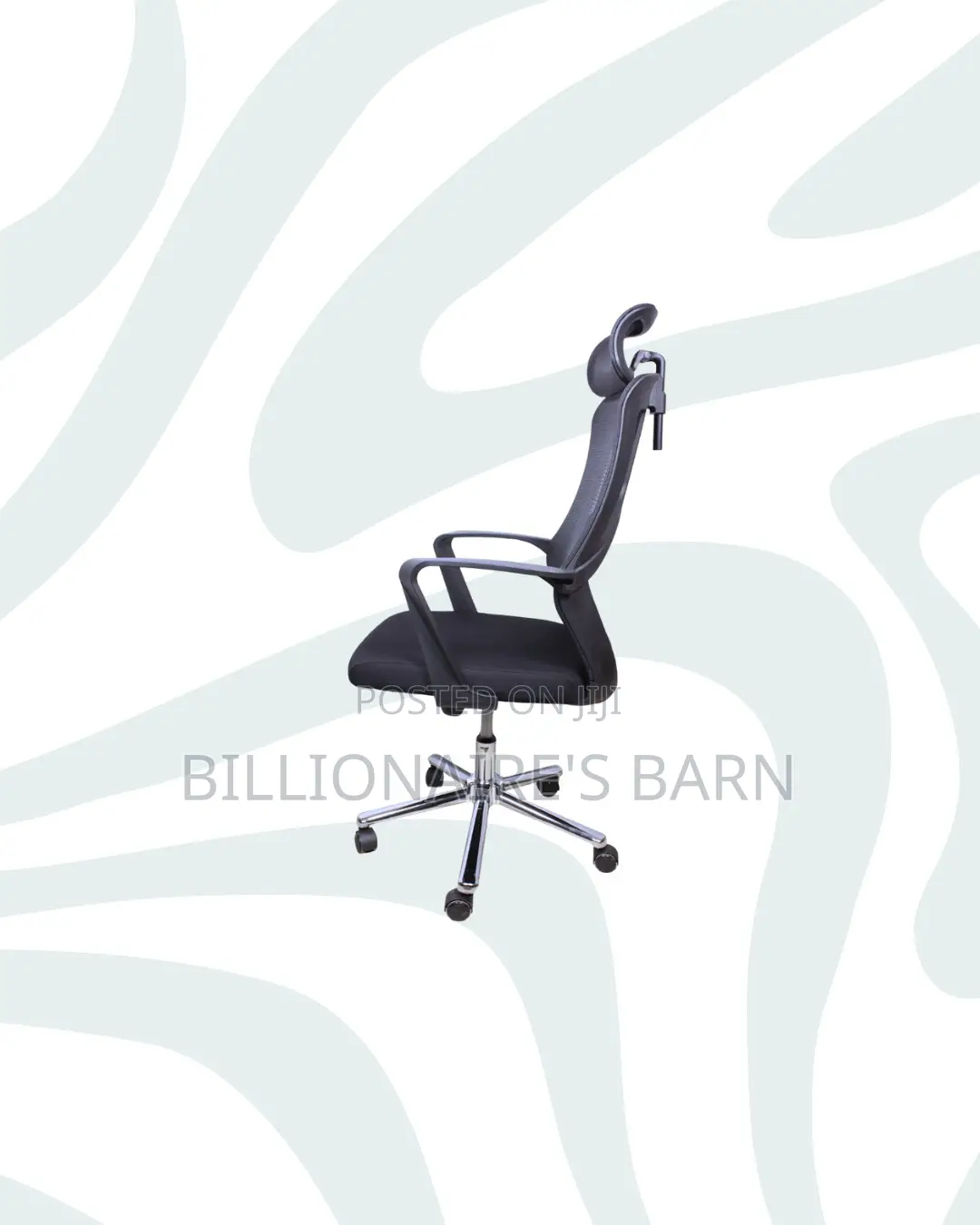 Practical High Back Mesh Office Chair Support for Long Sitting Hours