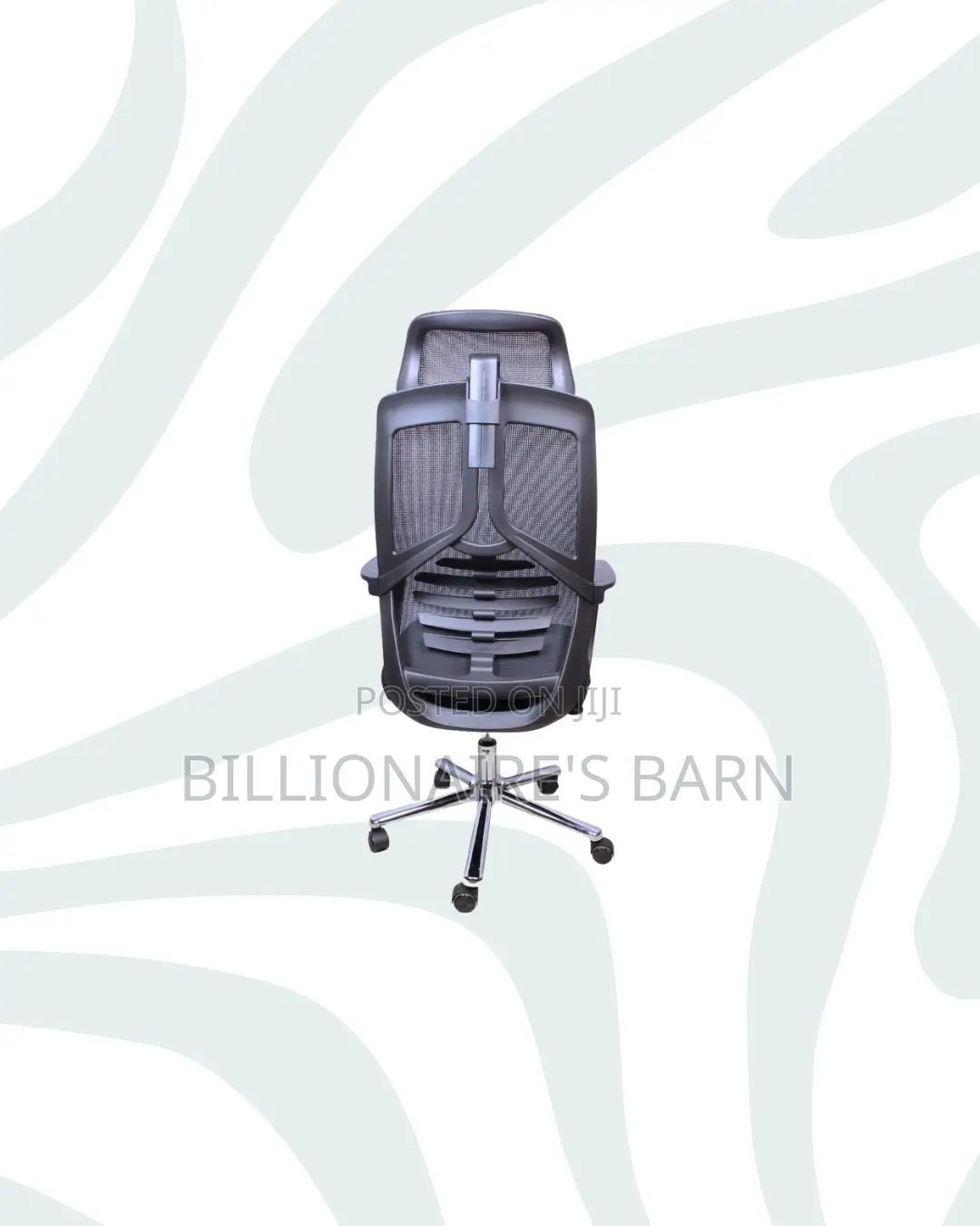 Practical High Back Mesh Office Chair Support for Long Sitting Hours